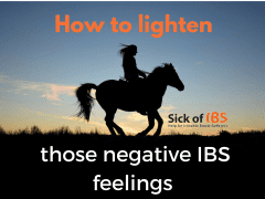 Lighten negative IBS feelings
