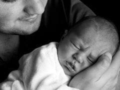 listening to a baby