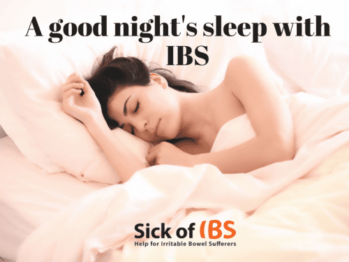 a good nights sleep with IBS