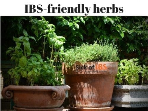 At home with IBS friendly herbs