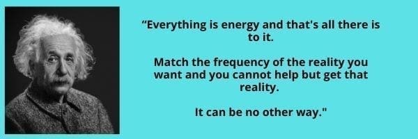Einstein and law of attraction