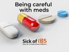 being careful with meds