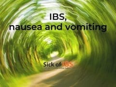 IBS vomiting and nausea