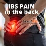 IBS and pain in the back