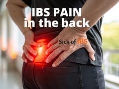 IBS and pain in the back