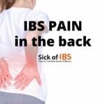 IBS pain in lower back (and lower abdomen)