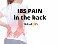 IBS pain in lower back (and lower abdomen)