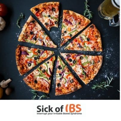 IBS and food intolerance: no pizza