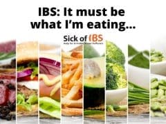 IBS it must be what I'm eating