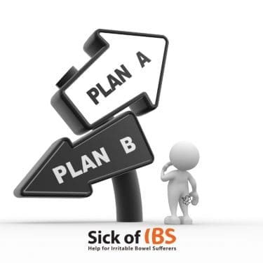 When life with irritable bowel syndrome symptoms becomes a plan B