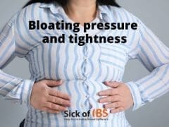 bloating pressure and tightness