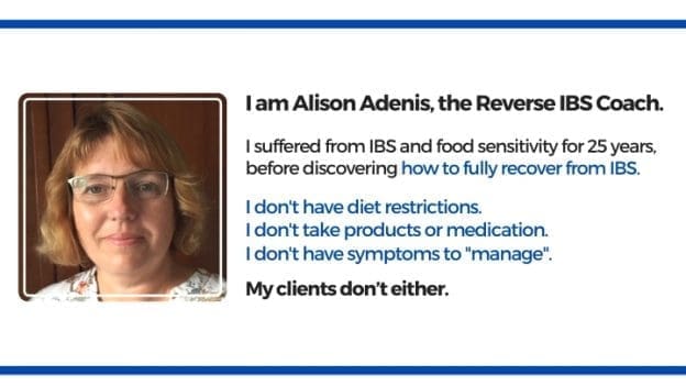 Online IBS recovery Coach with a proven process and real client testi;onials